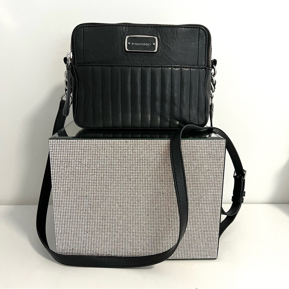 B.Makowsky Woman’s Leather Crossbody Bag